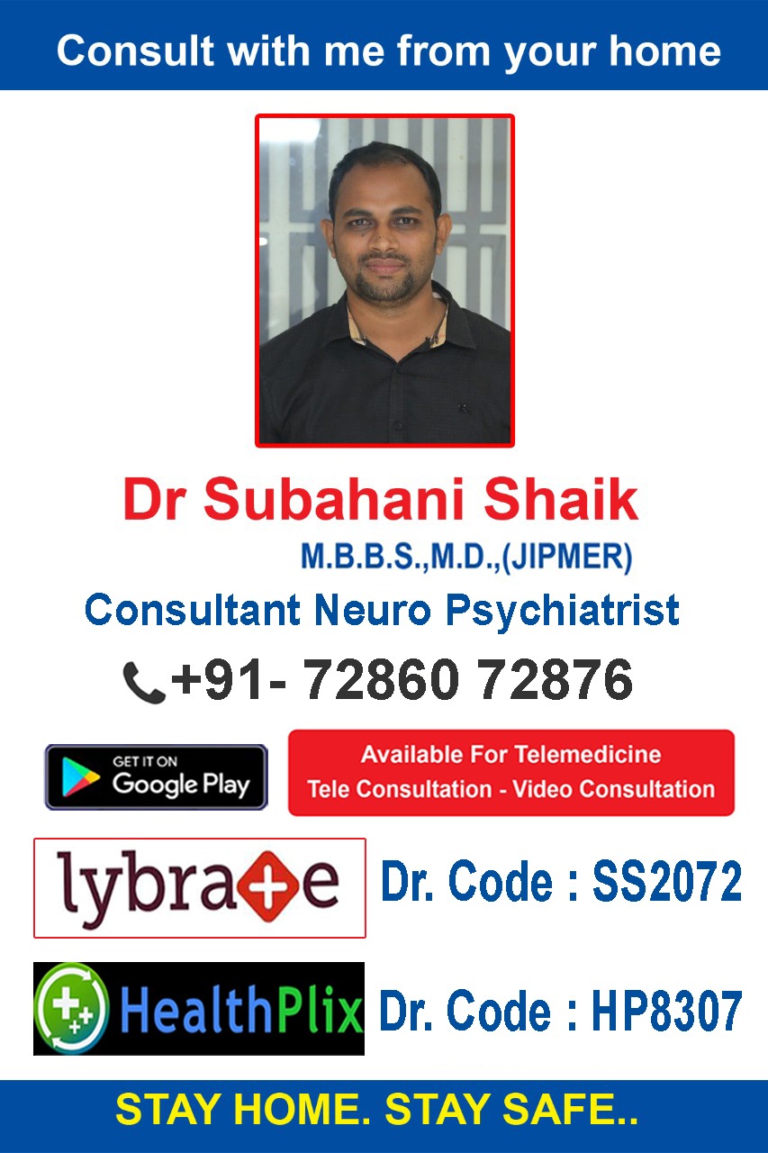 Contact Dr. Subahani Shaik during Covid 19 Lockdown